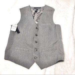 New Perry Ellis Pinstriped Suit Vest Size M